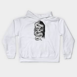 Death Skull No VI Kids Hoodie